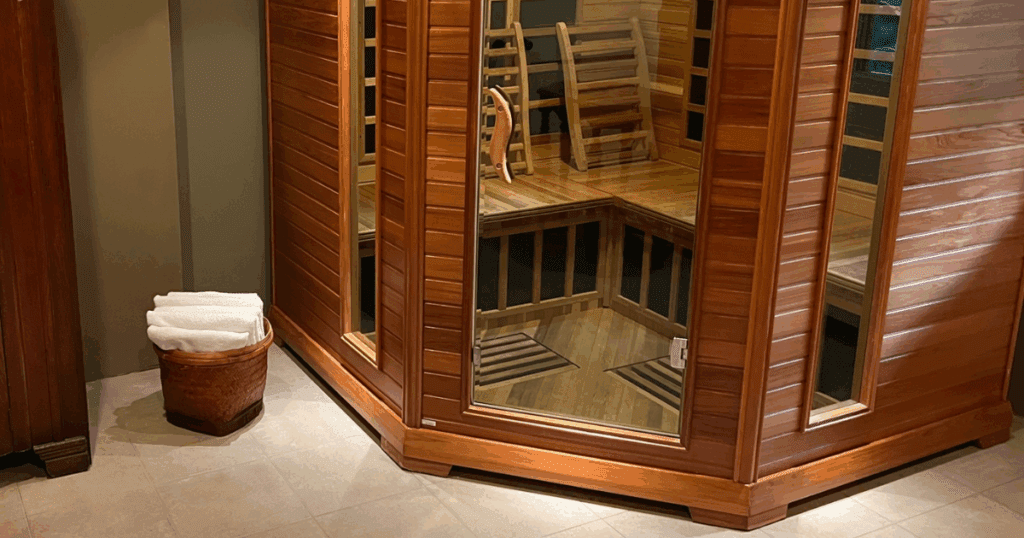 Linwood House's sauna