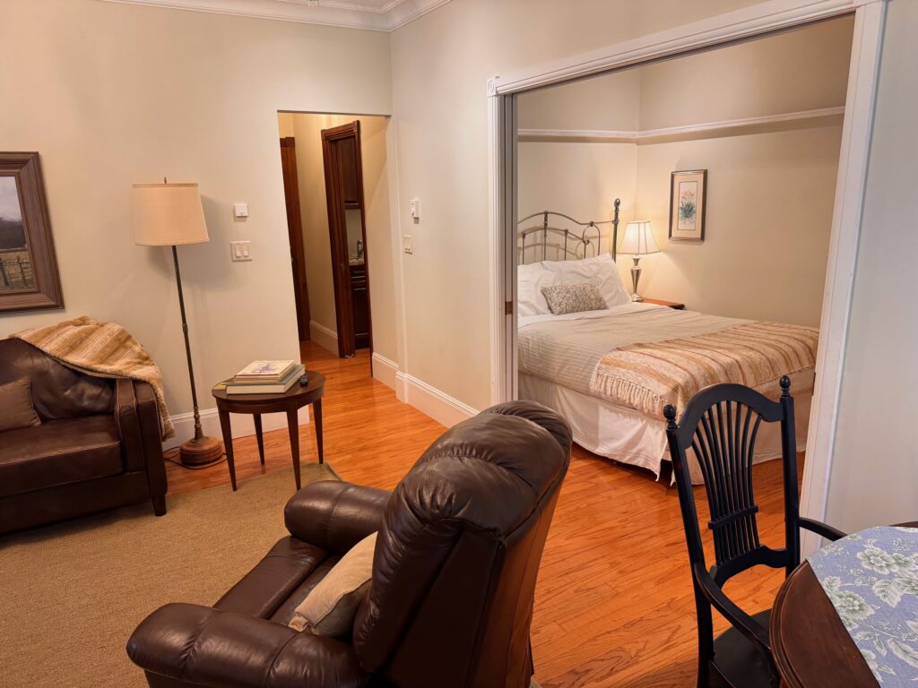 The Garden Suite: Bedroom 1 – Queen